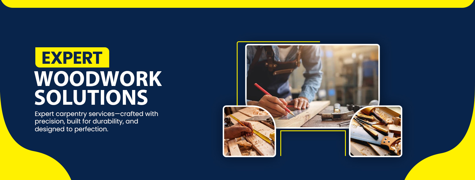 Carpentry Web Banner Design